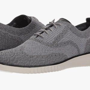 Cole Haan Grey SZ 9 2.Zerogrand Stitchlite Oxford